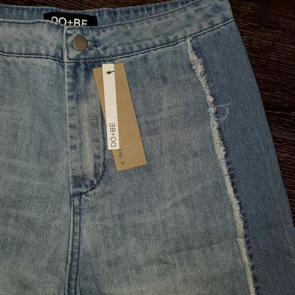 DO+BE High Waisted Wide Leg Cropped Jeans - Picture 14 of 16